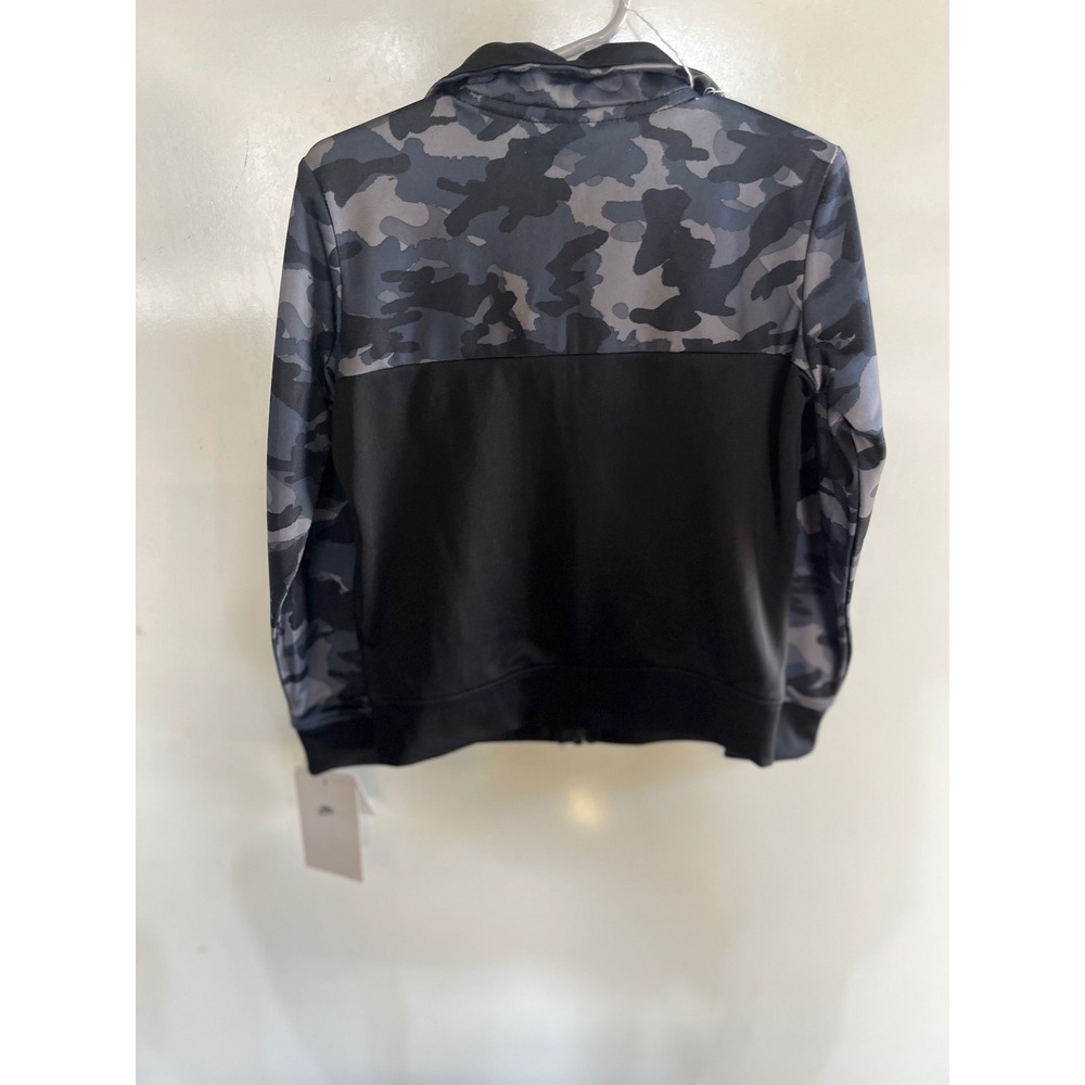 Nike Boys Camo Tracksuit Set Full Zip Jacket and Shorts Black Grey 4 XS 3-4YRS - Picture 6 of 6